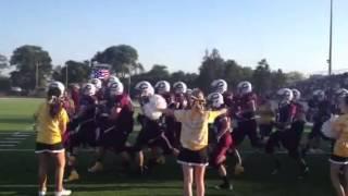 Columbus high taking the field