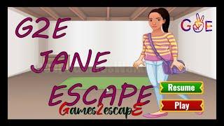 G2E Jane Escape Walkthrough [Games2Escape]