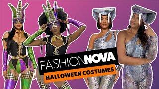 Trying WILD Fashion Nova Halloween Costumes!