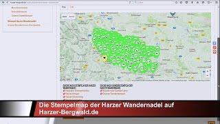 Die Stempelmap der Harzer Wandernadel