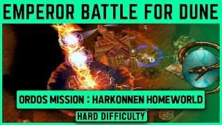 Emperor: Battle for Dune - Ordos - Mission 15 - Giedi Prime Harkonnen Homeworld [Hard]