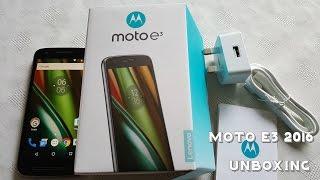 Lenovo Moto E3 2016 (Unboxing & 1st Bootup Hands On)