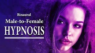  WARNING: Temporary MALE To FEMALE Binaural Beats HYPNOSIS (Feel Like A WOMAN) 