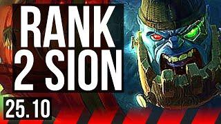 SION vs JAYCE (TOP) | Rank 2 Sion | EUW Challenger | 25.10