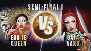 Eva Le Queen vs Galo Varo (LaLaPaRuZa) - RuPaul's Drag Race Global All Stars Lipsync