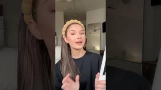 10 minute straightener curls routine & chat #hair #flatironcurls