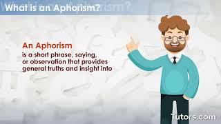 Aphorisms | Definition, Types, and Examples