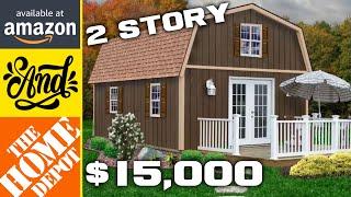 Prefab Tiny Home for $15K on Amazon & Home Depot | Two-Story Affordable Living