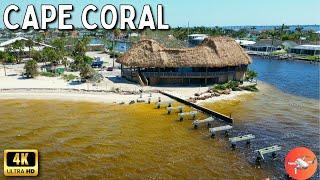 Cape Coral Florida - Cape Coral Beach Aerial View