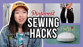 10 Sewing Hacks from Pinterest!