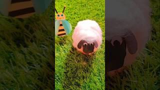 Shaun the sheep little lamp #subscribe #craft #handmade #art #shorts #shortvideo #explore #trending