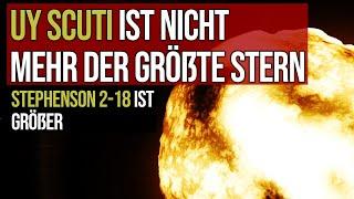 UY Scuti ist nicht mehr der größte Stern - Stephenson 2-18 ist größer