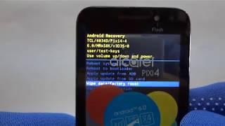 Alcatel pixi4 4034x hard reset in easy way