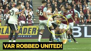 United fans were FURIOUS after VAR decision penalty for West Ham made United loss | Man Utd News