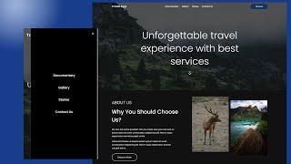 Master Creating Travel Agency Website Design Using HTML , CSS And JavaScript