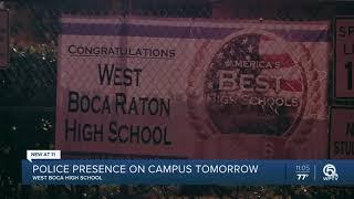 Threat made against West Boca High School unfounded