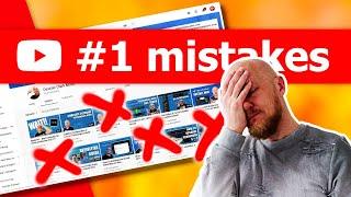 YouTube beginner mistakes that kill channel growth