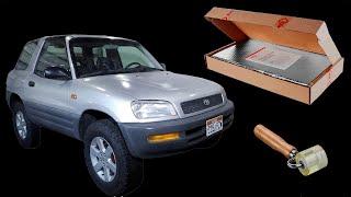 Installing sound deadening insulation 1997 Toyota RAV4 (episode 20)