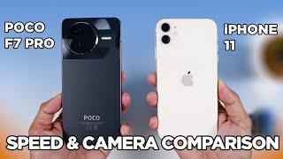 POCO F7 Pro vs iPhone 11 SPEED TEST & CAMERA Comparison | Zeibiz