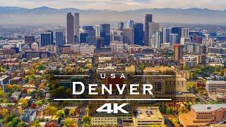 Denver, Colorado - USA  - by drone [4K]