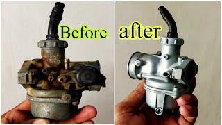 How To Carburetor Cleaning Video - Tanveer Auto Service - Bike Repairing video Hindi