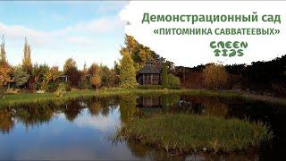 Обзор пейзажного сада.  Демонстрационный сад.