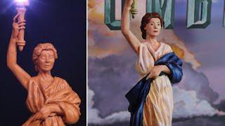 Columbia Pictures Logo Diorama / Sculpting | Timelapse