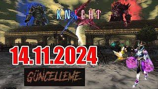 Knight Online 14.11.2024 Güncelleme Notları ( MP Recovery Oranları Düştü!!! )