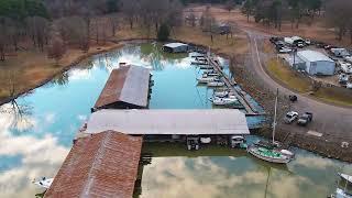 Drone video while we drive around Lake Dardanelle State Park on 02/01/22 in Russellville Ar