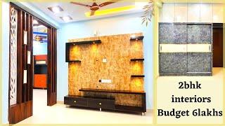 Low Budget Magic: Stunning 2 BHK Interiors in Hyderabad's Nizampet