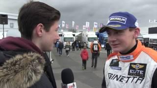 Scott Mckenna - Rookie Winner - Ginetta Juniors - BTCC Donington 2017