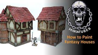 How to Paint a Fantasy House (suitable for D&D, WHFB, Frostgrave, Mordheim)