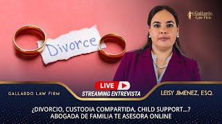 ¿Divorcio, custodia compartida, child support...? Abogada de familia te asesora online.