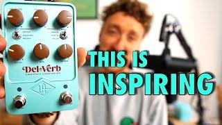 Delay Pedal INTO Reverb for the best Guitar Sound?! (UAFX Del-Verb)