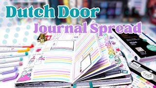 Creative Journal Setup January 2025 [Waterfall Dutch Door]