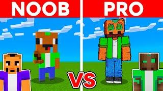 Batalla de Construcción de ESTATUAS de NOOB vs PRO!