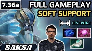 7.36a - Saksa ZEUS Soft Support Gameplay 27 ASSISTS - Dota 2 Full Match Gameplay