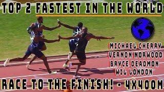 Fastest 4x400M in the World-Michael Cherry, Vernon Norwood! [Texas Relays-4x400M-Mens Invitational]