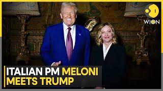 Donald Trump Meets Italian PM Giorgia Meloni Before US President Joe Biden's Italy Visit | WION