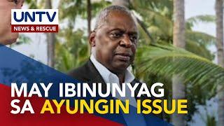 US Defense Sec. Austin, ibinunyag ang pagkakaroon ng military task force na nakatutok sa Ayungin