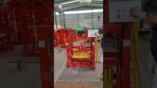  Model 4-40 Semi-Automatic Brick Making Machine – Built to Last!