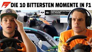 DIE 10 BITTERSTEN MOMENTE IN FORMEL 1 GAMES