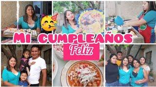 ASÍ CELEBRAMOS MI CUMPLEAÑOS  CUÁNTOS AÑOS TENGO, COMÍMOS POZOLE .