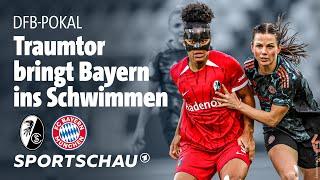 SC Freiburg - FC Bayern München Highlights DFB-Pokal Frauen, Achtelfinale | Sportschau Fußball