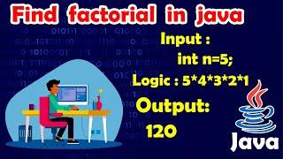 How to Write a Factorial Program in Java | interview coding | mahaprabu codes