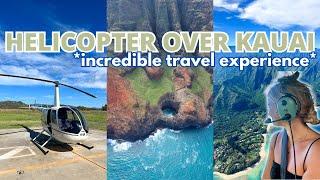 Hawaii Vlog: HELICOPTER TOUR OVER KAUAI!!