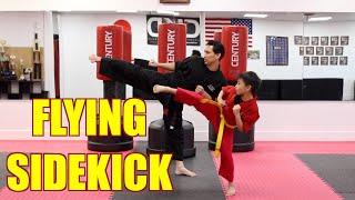 KARATE Lesson 28 - FLYING SIDEKICK