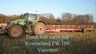 Fendt 930 vario mit 8 Schar Kverneland PW 100 Variom.  beim Plowing / Pflügen Trailer