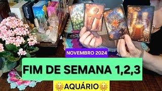 AQUÁRIO FIM DE SEMANA 1,2,3 de NOVEMBRO DE 2024️2 acontecimentos para o fim de semana