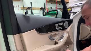 How to remove: 2018 Mercedes-Benz c300 front door panel